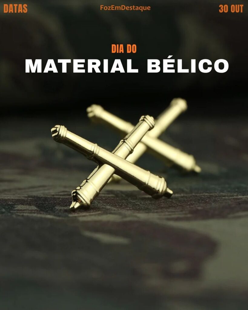 Dia do Material Bélico
Datas 30/10 Profissionais Saúde