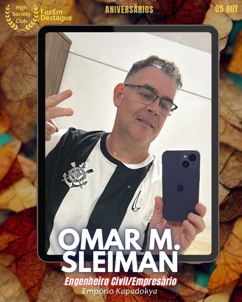 Omar M. Sleiman
Engenheiro Civil/Empresário - Empório Kapadokya