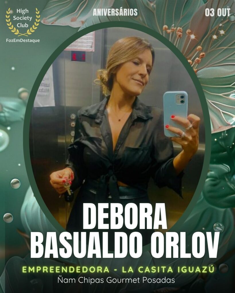Debora Basualdo Orlov
Empreendedora