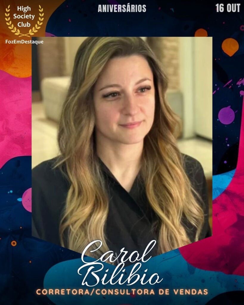 Carol Bilibio
Corretora/Consultora de Vendas