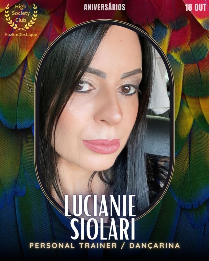 Lucianie Siolari
Personal Trainer / Dançarina