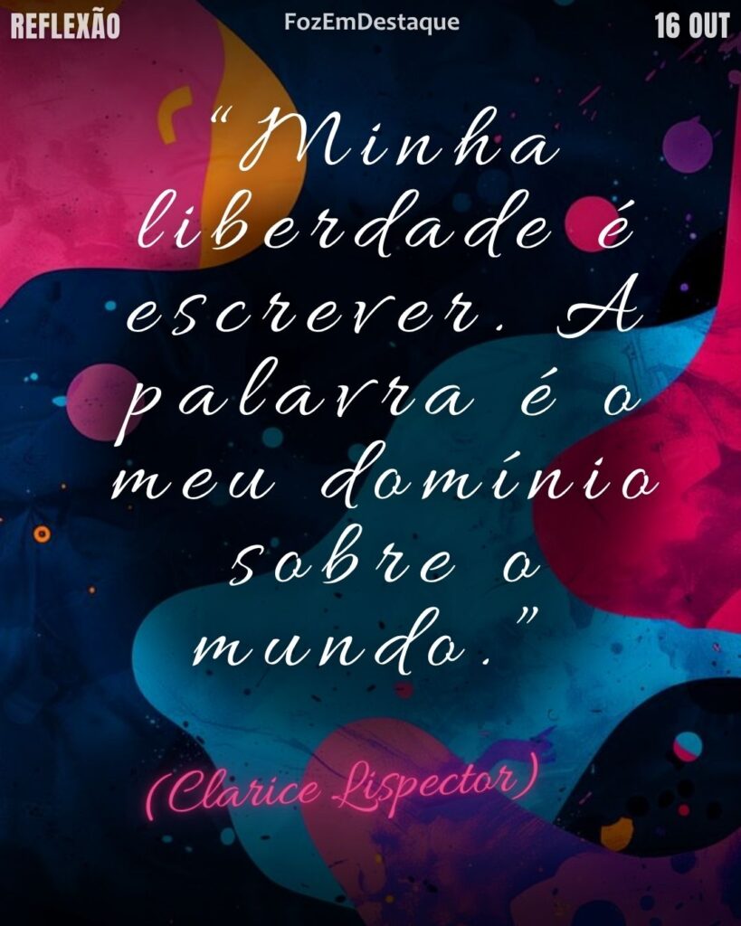 Liberdade Escrita Domínio Clarice
Liberdade Escrita Domínio Clarice: O Legado e a Força da Palavra