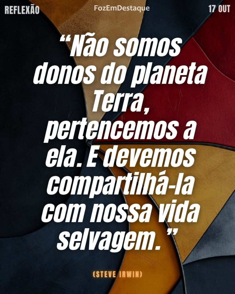 pertencemos à Terra
Pertencemos à Terra: A sabedoria de Steve Irwin e seu legado ambiental