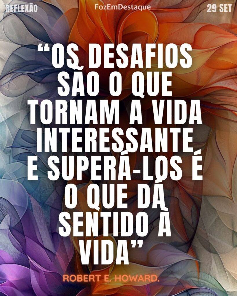 “Amigos morrem, aliados mentem e mulheres traem, pra sobreviver dependa apenas de si mesmo.” Robert E. Howard.
Reflexão FozEmDestaque
Sobrevivência Pragmática Conan