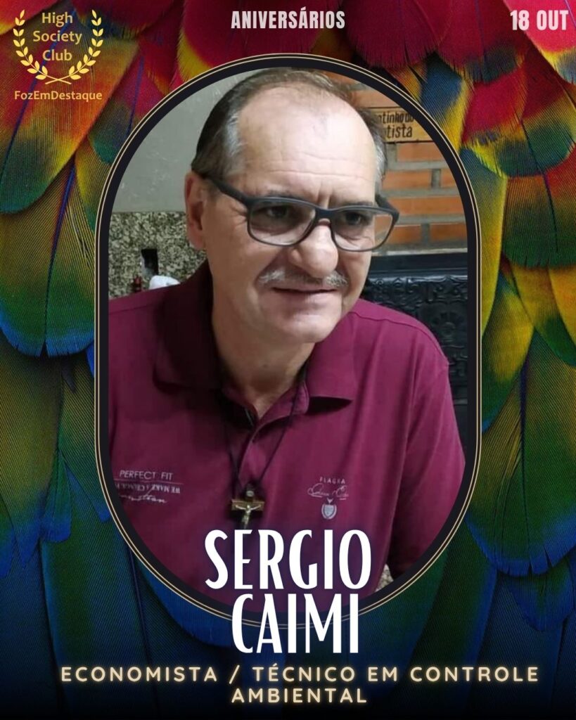 Sergio Caimi
Economista / Técnico em Controle Ambiental