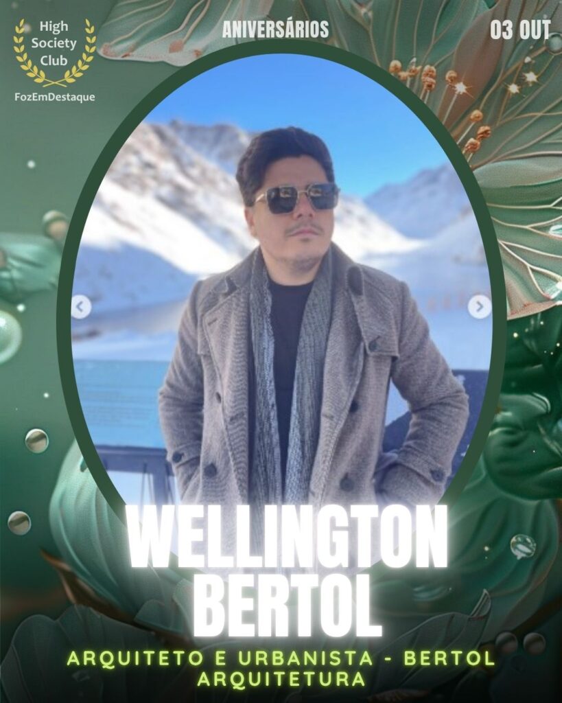 Wellington Bertol
Arquiteto e Urbanista