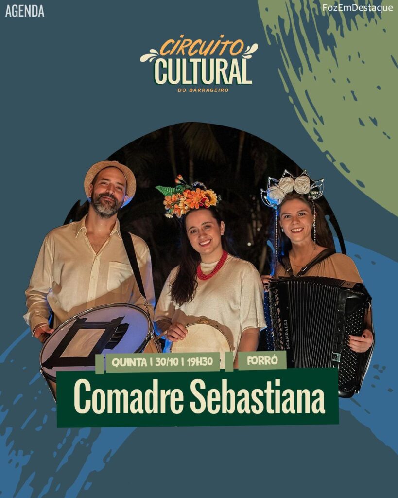 Comadre Sebastiana
Circuito Cultural Mercado Público Barrageiro
Agenda Mercado 100fronteiras Jazz