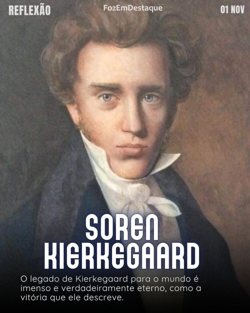 Sofrer, é só uma vez; vencer, é para a eternidade.
Soren Kierkegaard
Sofrer Vencer Eternidade Kierkegaard