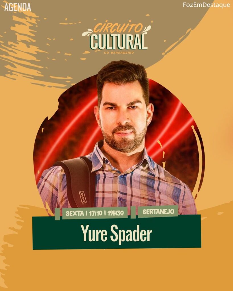 Yuri Spapder
Mercado Público Barrageiro programação
Agenda FozEmDestaque