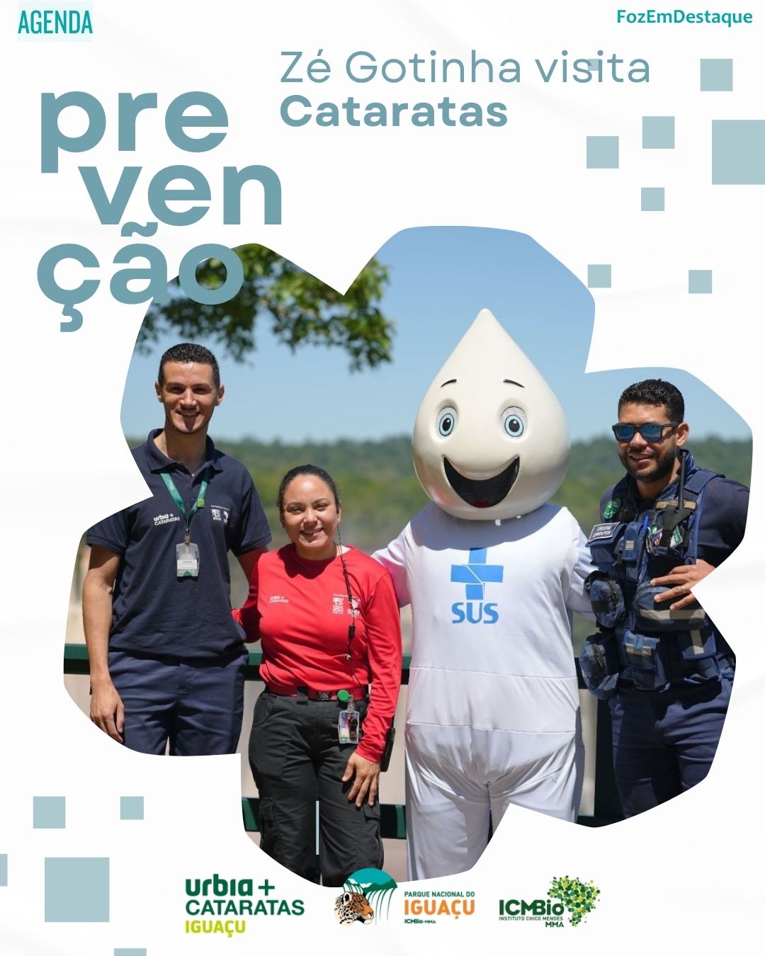 Saúde e Imunidade: Zé Gotinha Visita Cataratas em Campanha Nacional e Reforça o Legado da Prevenção 4