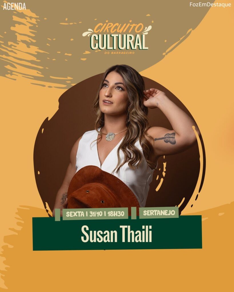 Susan Thaili
Circuito Cultural Mercado Público Barrageiro
Agenda Mercado 100fronteiras Jazz