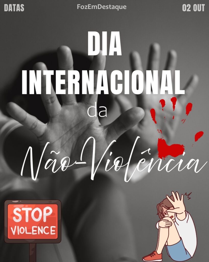 Dia Internacional da Não-Violência
    Datas comemorativas 2 outubro