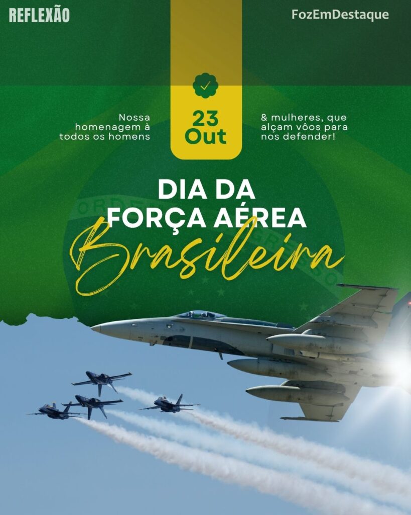 Dia da Força Aérea Brasileira
Aviador Santos Dumont Legado