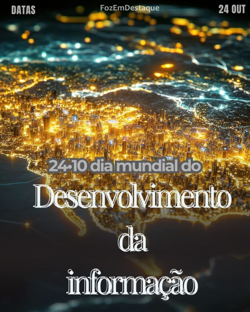 Dia Mundial do Desenvolvimento da Informação
Datas 24 Outubro ONU