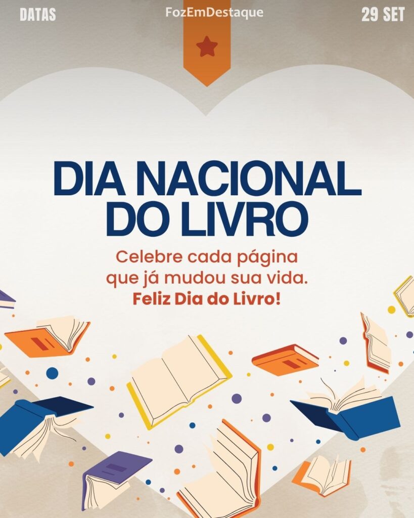 Dia Nacional do Livro
Datas comemorativas FozEmDestaque
Livro AVC Cerimonialista