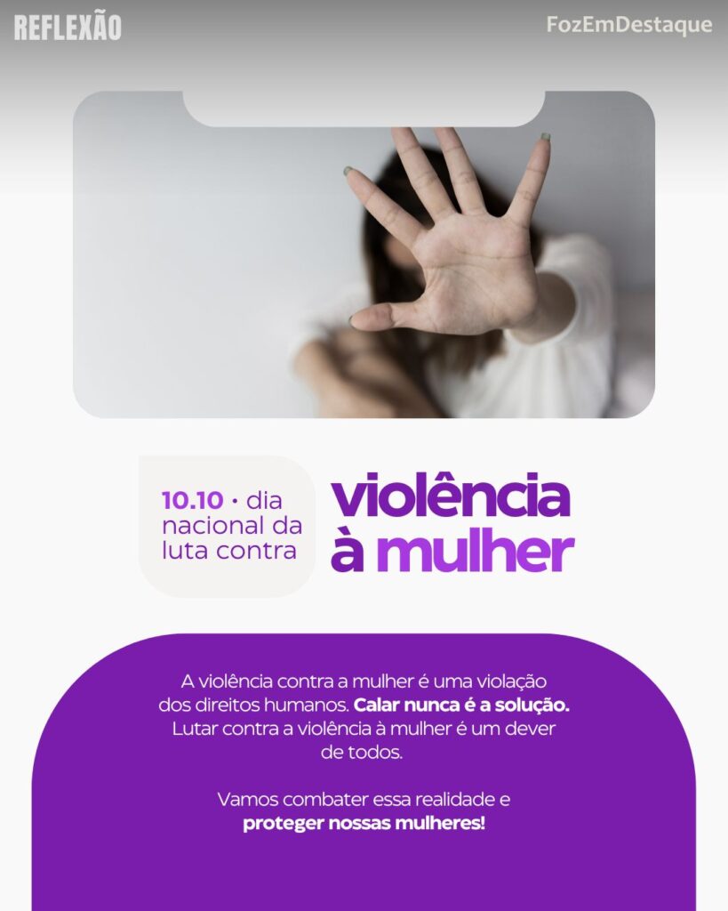 Dia Nacional de Luta Contra a Violência à Mulher