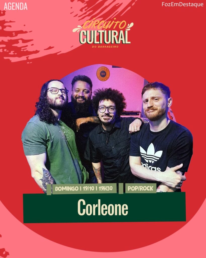 Corleone
Mercado Público Barrageiro programação
Agenda FozEmDestaque