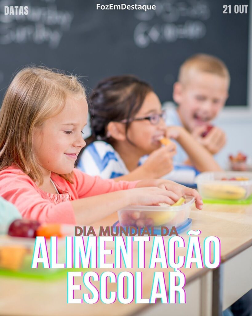 Dia Nacional da Alimentação na Escola
Datas 21 Outubro