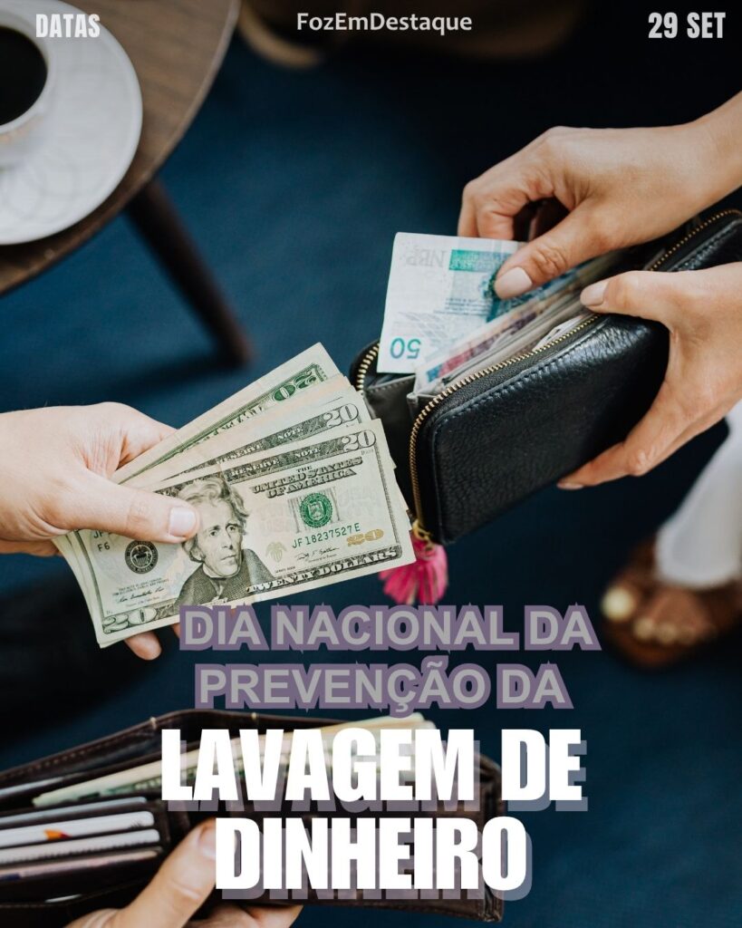 Dia Nacional da Prevenção da Lavagem de Dinheiro
Datas comemorativas FozEmDestaque
Livro AVC Cerimonialista