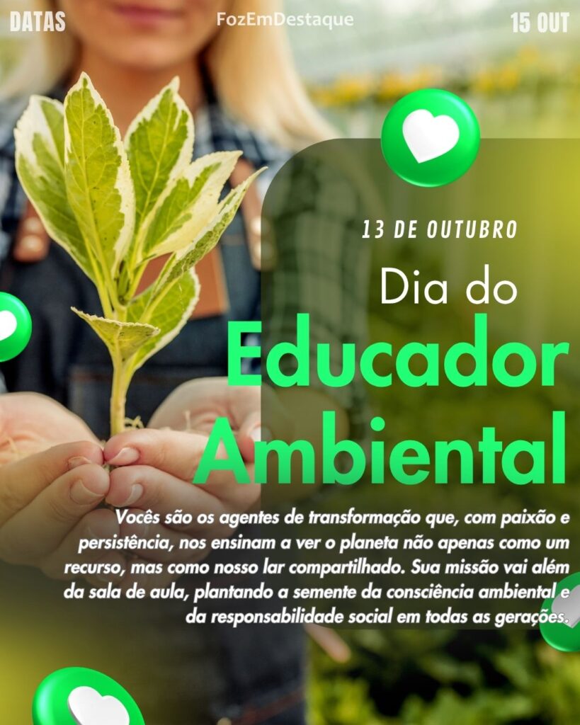 Dia do Educador Ambiental: