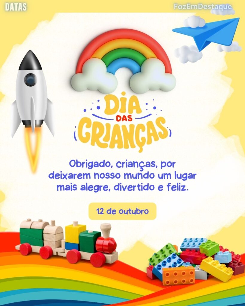 Dia das Crianças
Datas 12 Outubro