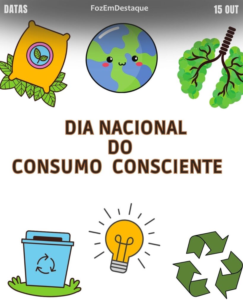 Dia do Consumo Consciente:
Datas Comemorativas 15/10/2025