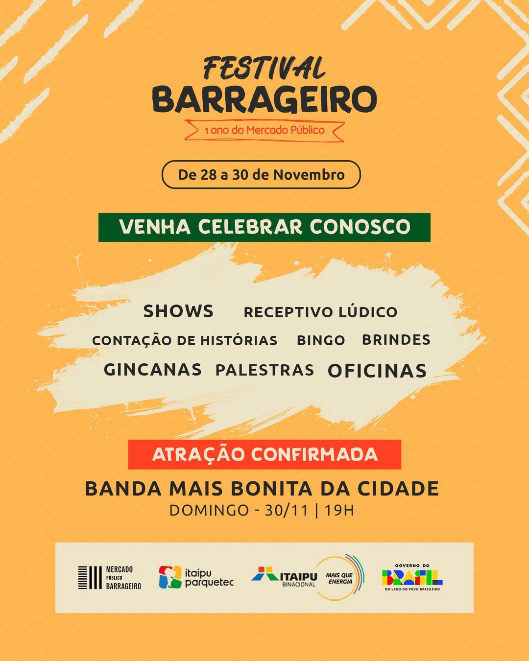 Mercado Barrageiro Celebra 1º Ano com "A Banda Mais Bonita da Cidade" 01