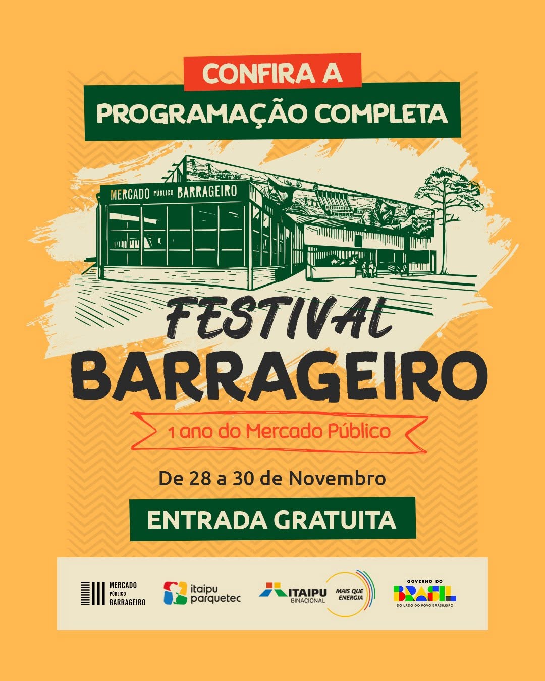 Festival Barrageiro: Confira a Programação Completa do Aniversário de 1 Ano do Mercado Público 1