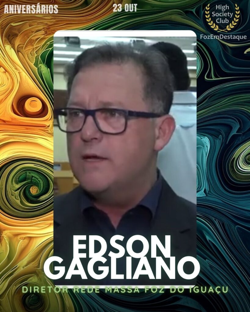 Edson Gagliano
Diretor Rede Massa Foz do Iguaçu