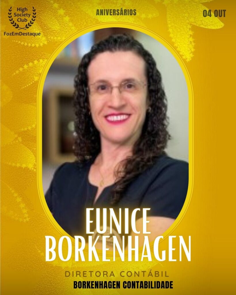 Eunice Borkenhagen
Diretora Contábil
Borkenhagen Contabilidade