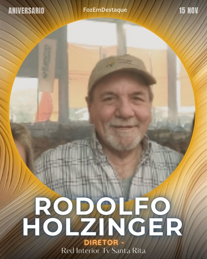 Rodolfo Holzinger
Diretor - Red Interior Tv Santa Rita
Aniversários HighSocietyClub 15/11/2025
