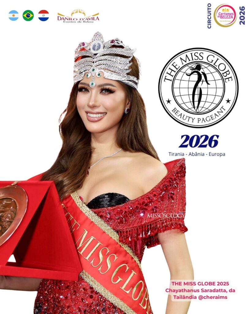 THE MISS GLOBE 2025
Chayathanus Saradatta, de Tailândia @cheraims
Miss Foz Rainha Turismo
Certames de Beleza
FozEmDestaque