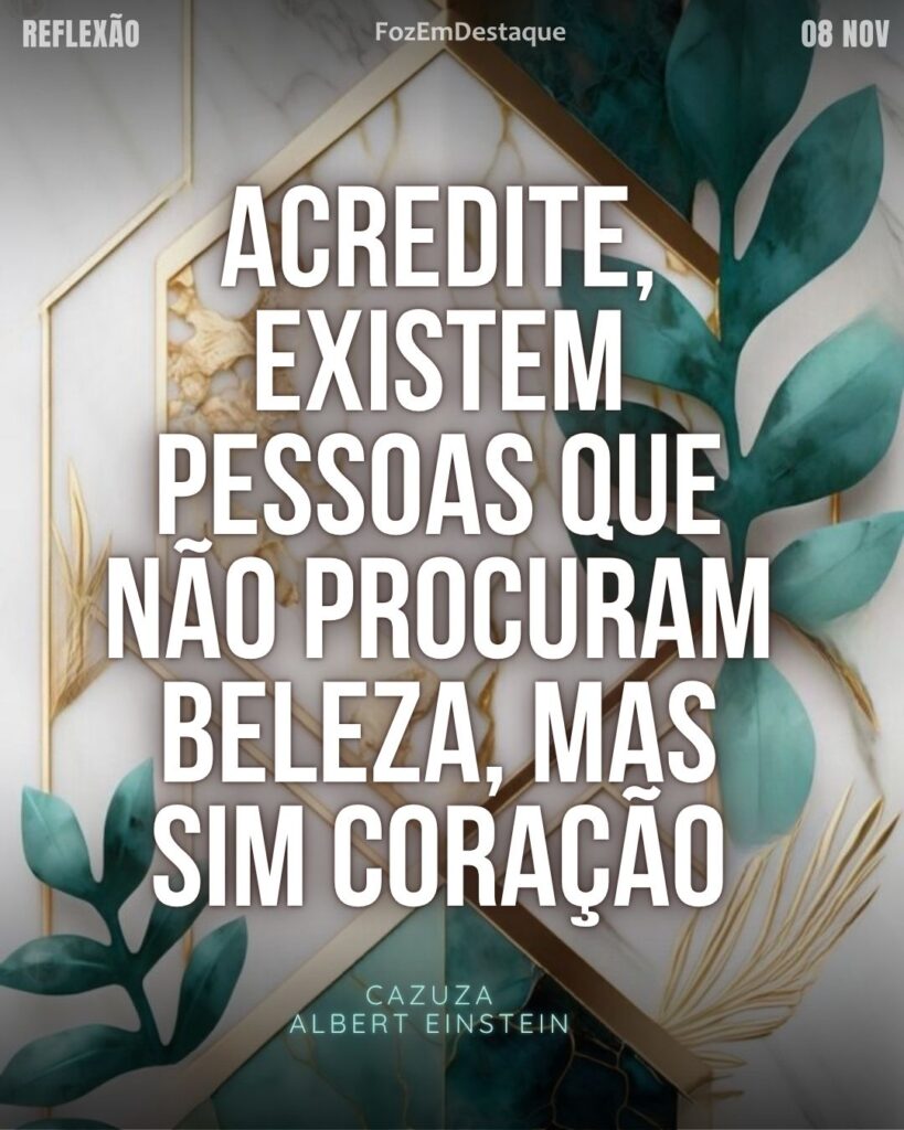 Acredite, existem pessoas que não procuram beleza, mas sim coração.
Cazuza Albert Einstein
Cazuza Coração Beleza Essencial