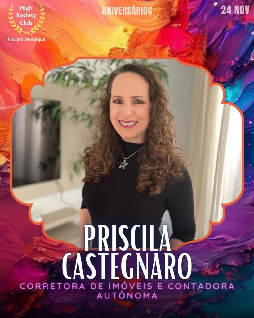 Priscila Castegnaro
Corretora de Imóveis e Contadora Autônoma