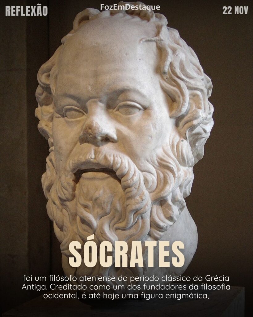 Reflexão diaria FozEmDestaque
O homem para ser completo tem que estudar, trabalhar e lutar. 
Sócrates
 Estudar trabalhar lutar Sócrates