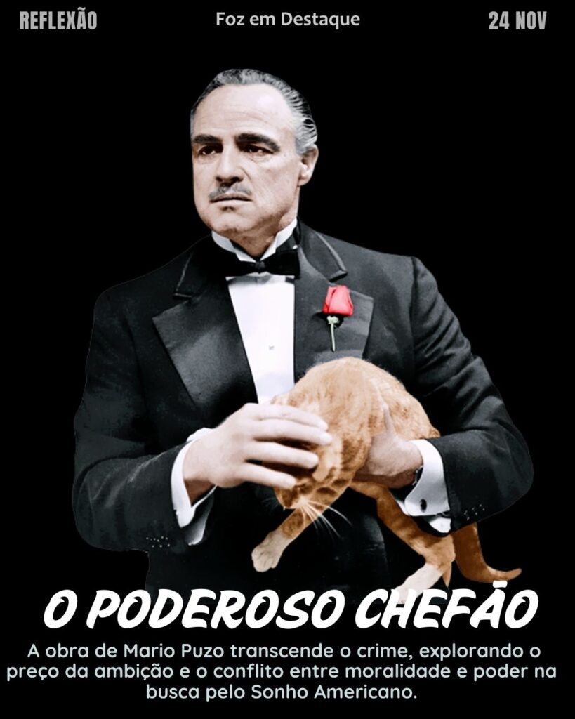  “Homens realmente grandes, não nascem grandes, tornam-se grandes.”  [O poderoso Chefão] 
Homens tornam-se grandes
Reflexão Diaria FozEmDestaque