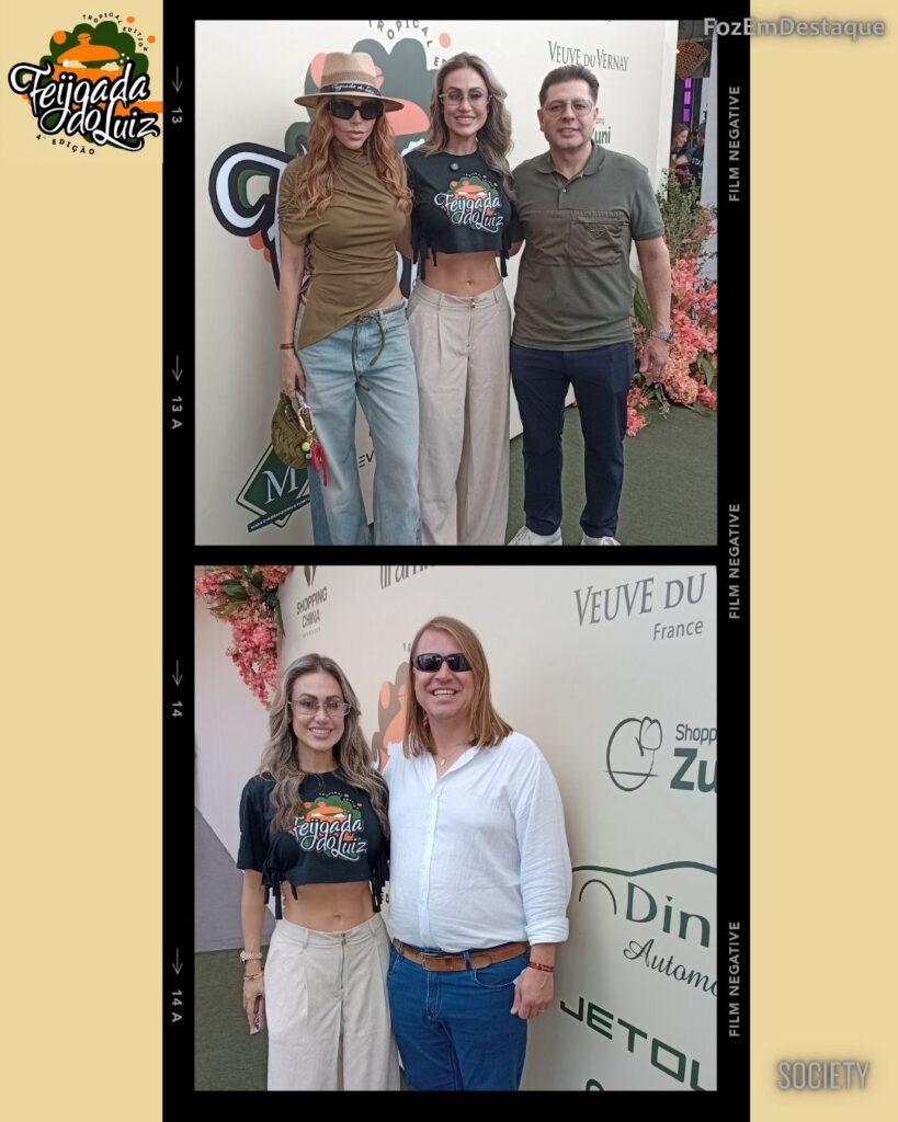 Feijoada Luiz Silvério CDE
Camila Thibes (Pink Farma)
Dindo (Dindo Automotores)
Lourdes M. Colli (Shopping China)
Juliani de Lara (Magnific Decor)
Eraldo Silvério (Bartender)
Aurora (Elegancia Company)
Yaruza Kugnharski (Yaya Café)
Marcela Rolim (Olea Cuisine)
Marina Sales (Prime Gourmet e Onde Comer Foz)
Winie (Dicas da Winie)
Rafa Moreira