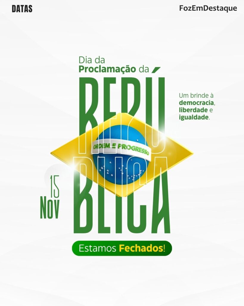 15 Novembro Celebração Nacional