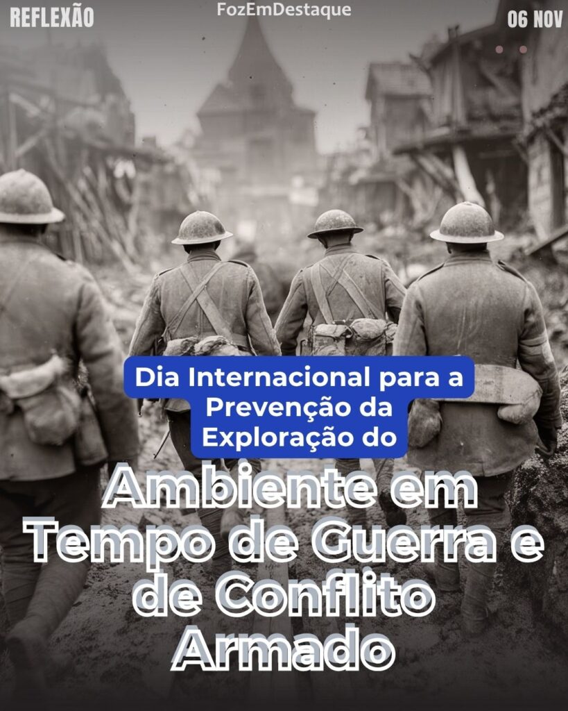 Dia Internacional para a Prevenção da Exploração do Ambiente em Tempo de Guerra e de Conflito Armado

Novembro Elegante Consciência Riso
