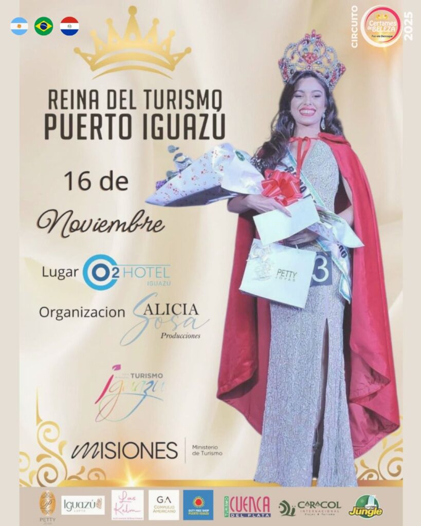 Reina del Turismo Puerto Iguazú 2025
Alicia Sosa
Certames de Beleza
FozEmDestaque
Miss Foz Rainha Turismo