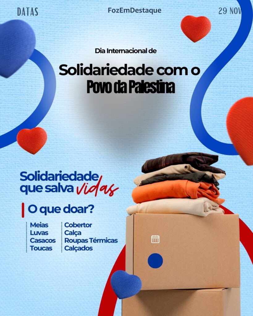 🇵🇸 Dia Internacional de Solidariedade com o Povo da Palestina