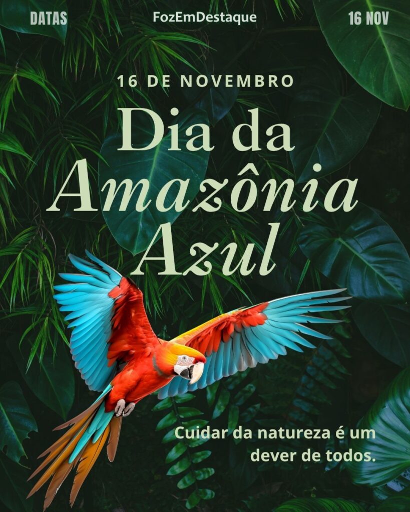 Datas Comemorativas FozEmDestaque
Novembro tolerância Amazônia dislexia