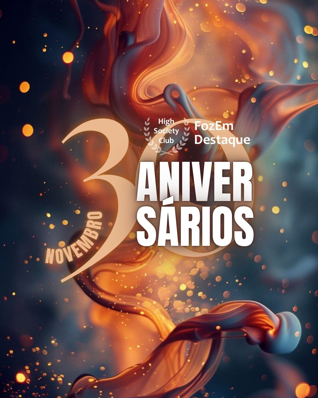 Aniversários FozEmDestaque HighSocietyClub: Celebrando o Talento em 30 de Novembro 8