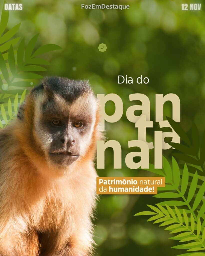 Datas Comemorativas FozEmDestaque
Dia do Pantanal
12 Novembro Celebração Social