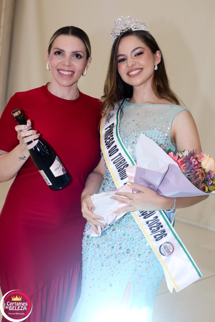 Miss Foz do Iguaçu 2025/26: Gabi Gosse

Rainha do Turismo 2025/26: Natália Nuez

Princesa do Turismo 2025/26: Rebeca Da Ros
Miss Foz do Iguaçu 2025
