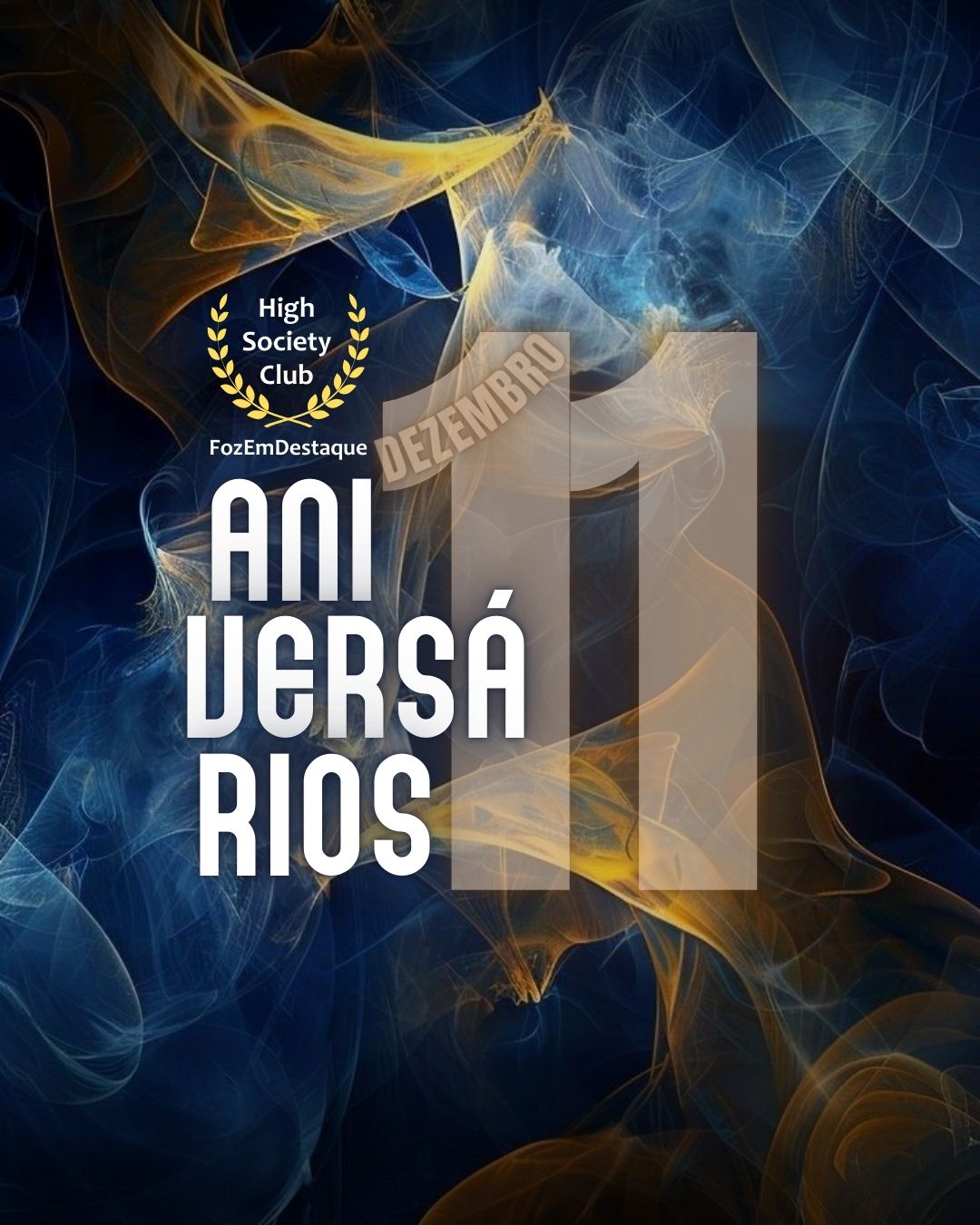 HighSocietyClub FozEmDestaque: Celebrando Aniversariantes de 11/12/2025! 10