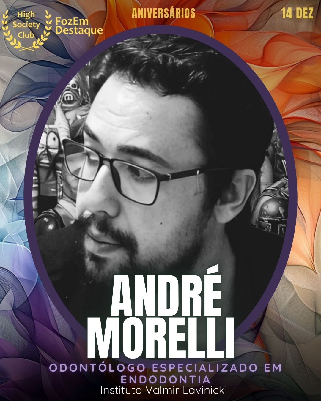 Dr. André Morelli
Odontólogo Especializado em Endodontia
Instituto Valmir Lavinicki
https://www.instagram.com/doc.morelli/
https://www.facebook.com/andre.morelli.52