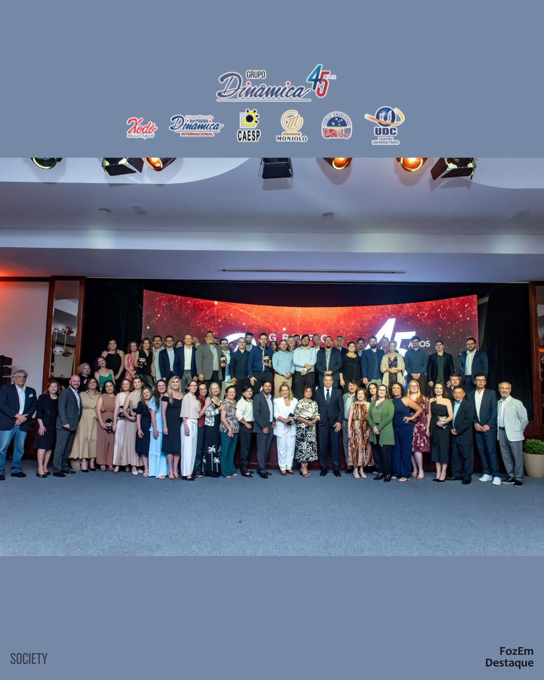 Noite de Gala no Bourbon Cataratas: Grupo Dinâmica Celebra 45 Anos e Reafirma Legado de Excelência na Fronteira 12
