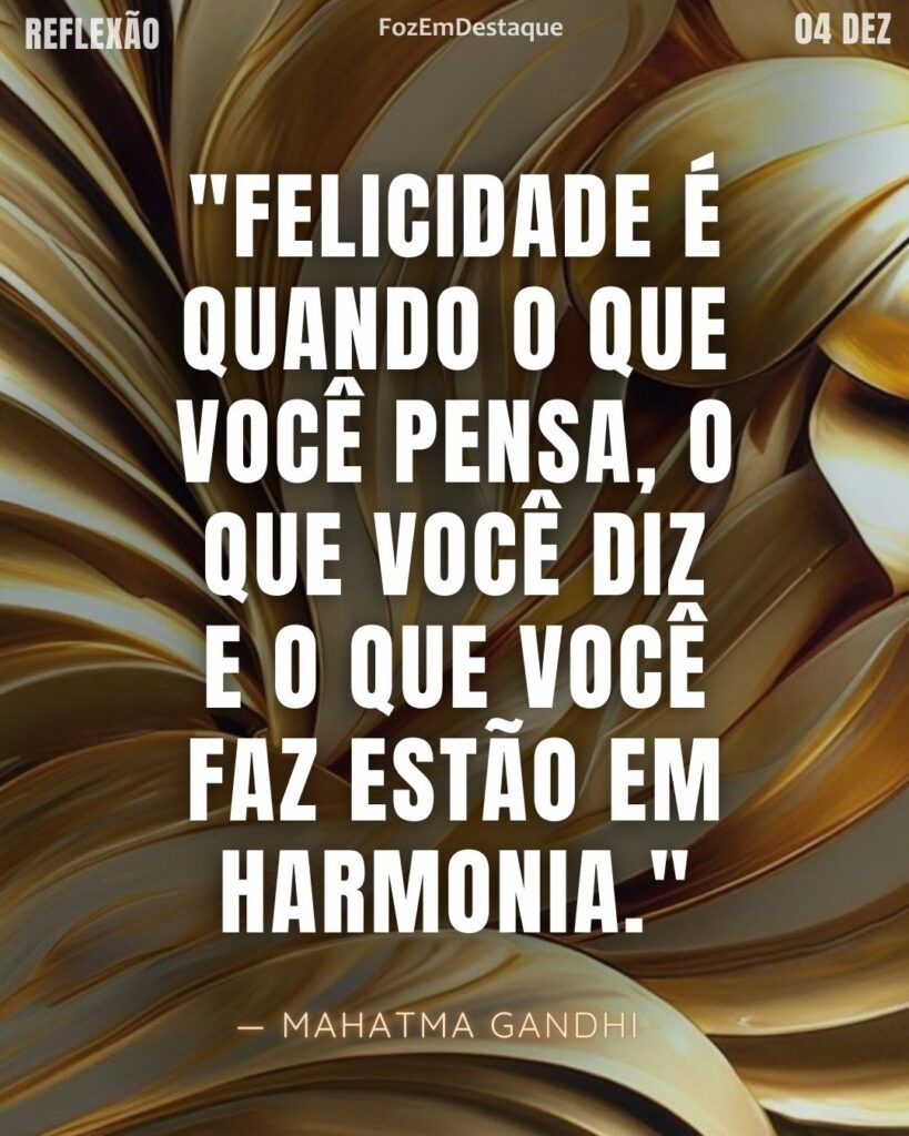 Felicidade Harmonia Pensamento Ação