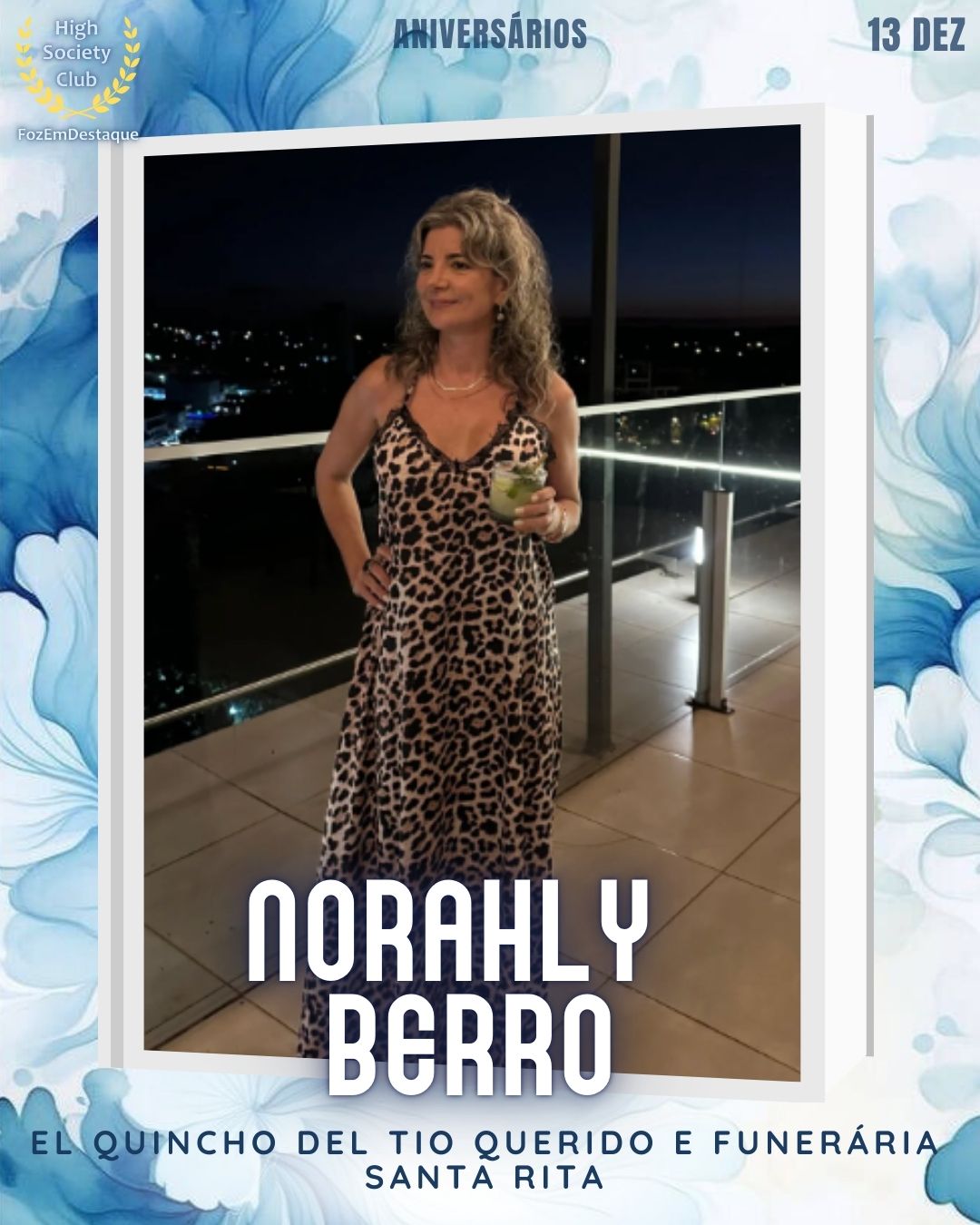 Norahly Berro
El Quincho del Tio Querido e Funerária Santa Rita
https://www.instagram.com/norahlyberro/
https://www.instagram.com/elquinchodeltioquerido/
https://www.facebook.com/norahly